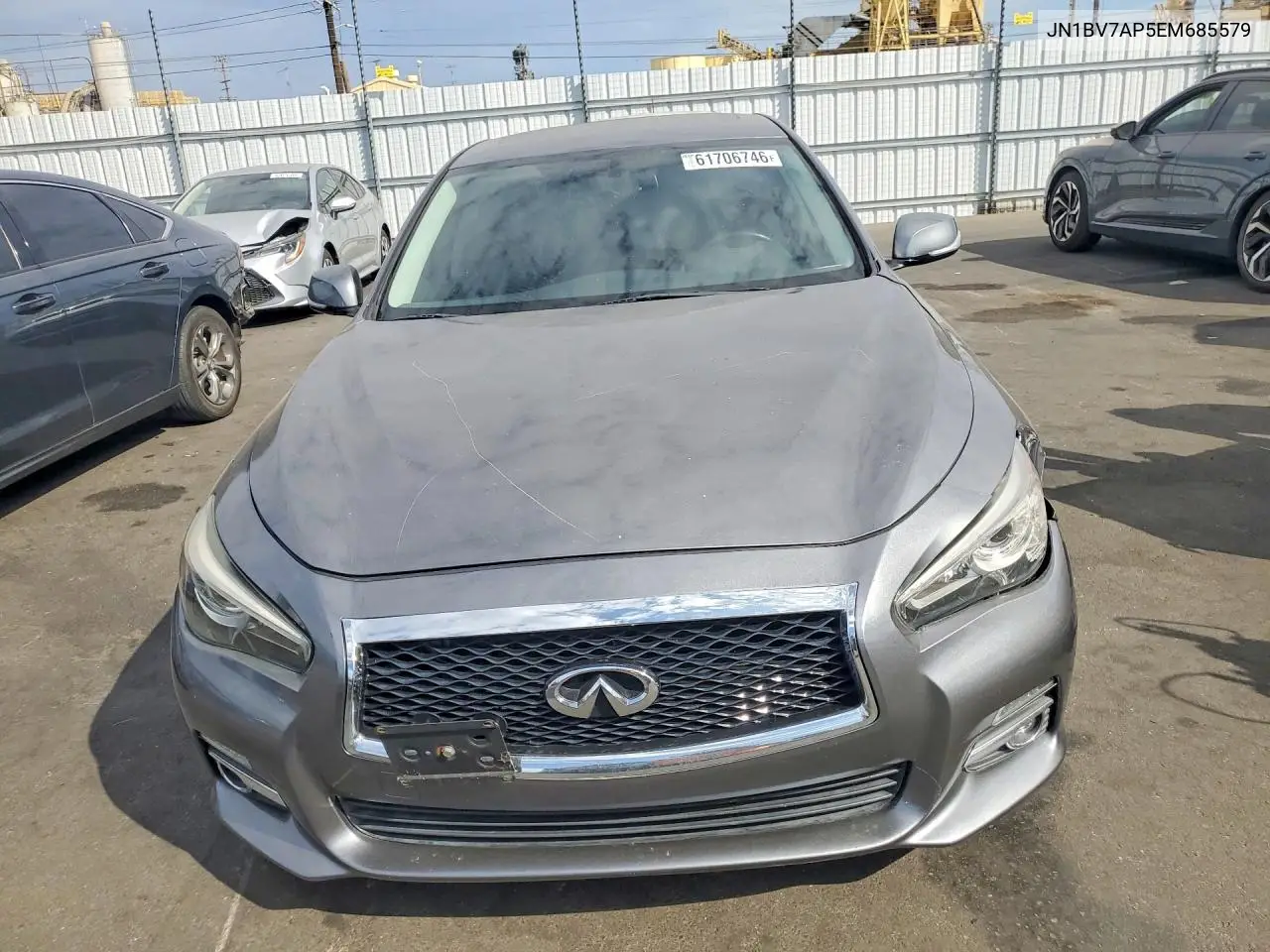 2014 Infiniti Q50 Premium VIN: JN1BV7AP5EM685579 Lot: 61706746