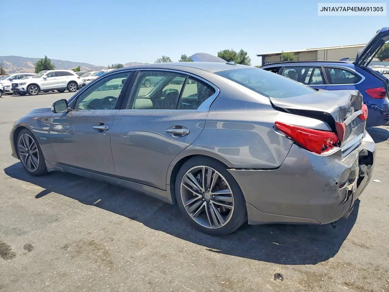 2014 Infiniti Q50 Hybrid Sport VIN: JN1AV7AP4EM691305 Lot: 61876736
