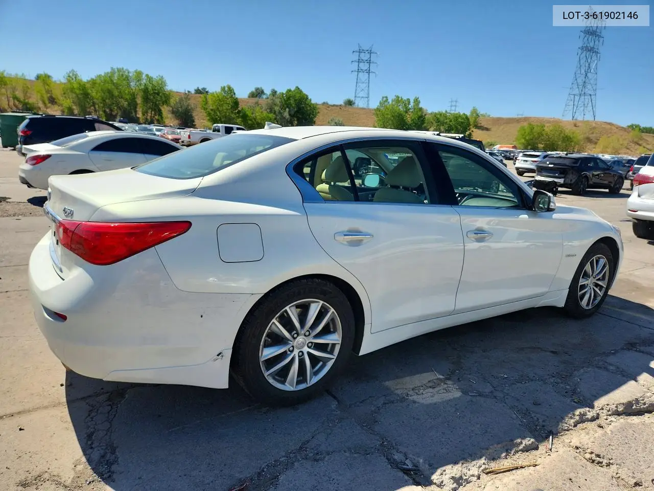 2014 Infiniti Q50 VIN: LOT-3-61902146 Lot: 61902146