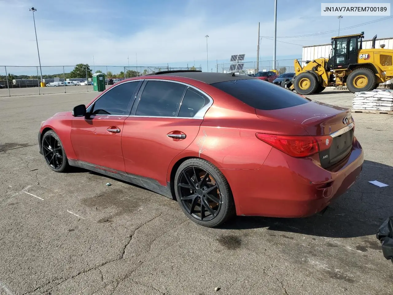 JN1AV7AR7EM700189 2014 Infiniti Q50 Hybrid Premium