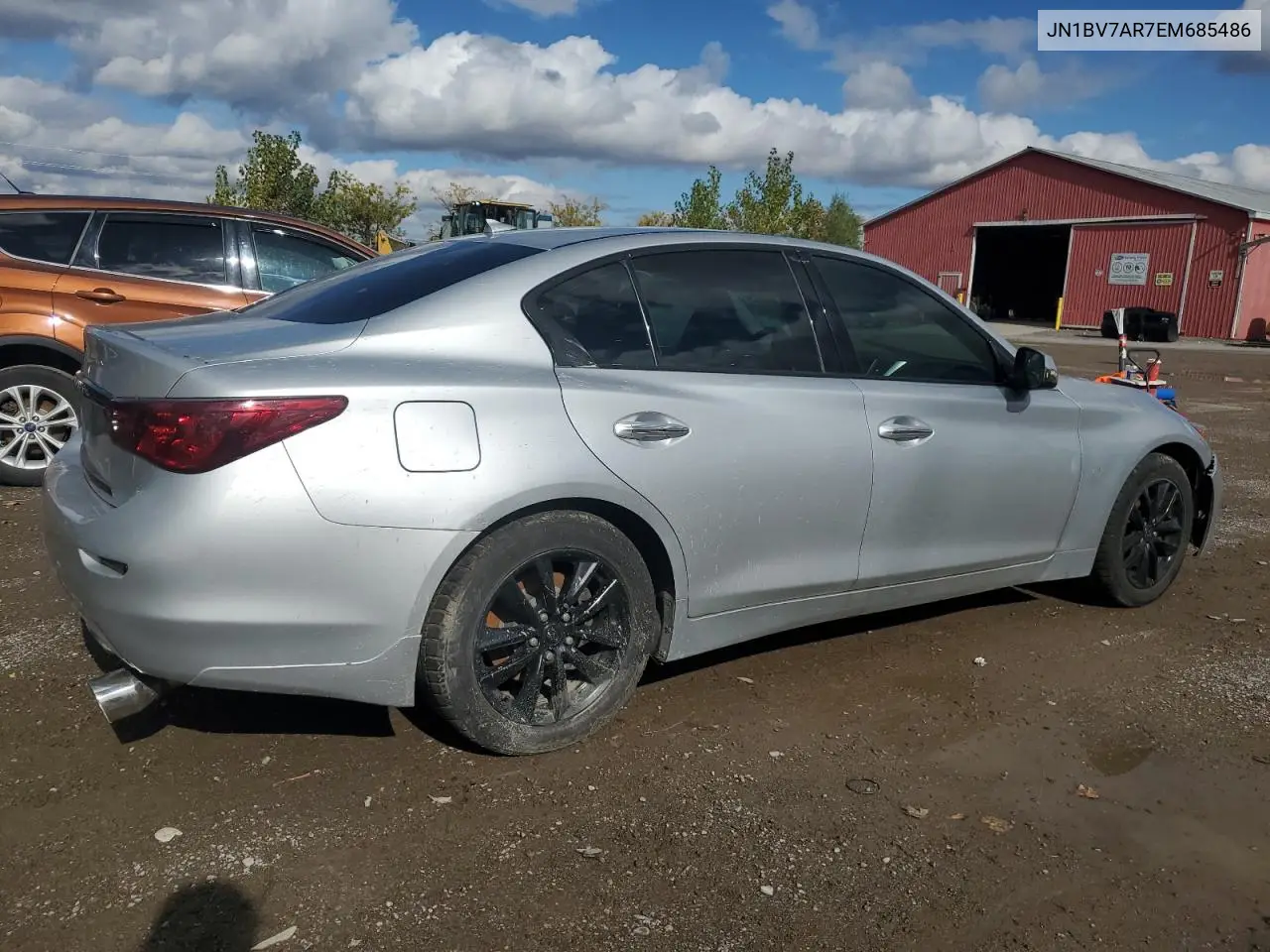 JN1BV7AR7EM685486 2014 Infiniti Q50 Base
