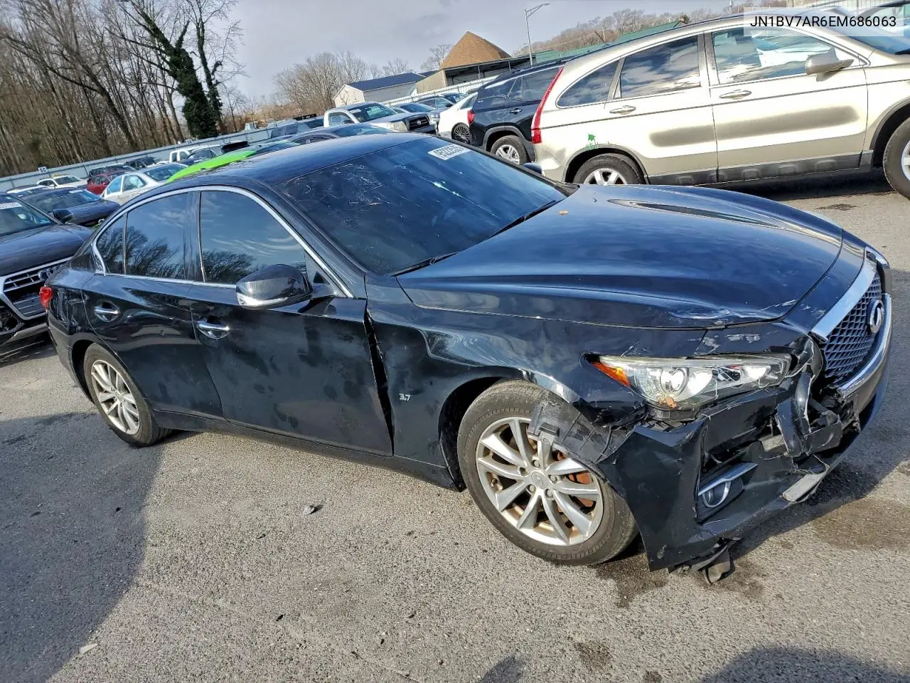 JN1BV7AR6EM686063 2014 Infiniti Q50 Base