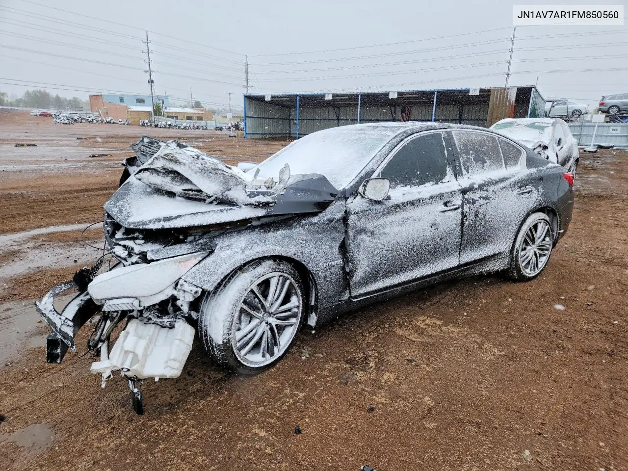 2015 Infiniti Q50 Hybrid Premium VIN: JN1AV7AR1FM850560 Lot: 50346486