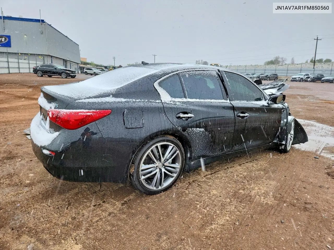 2015 Infiniti Q50 Hybrid Premium VIN: JN1AV7AR1FM850560 Lot: 50346486