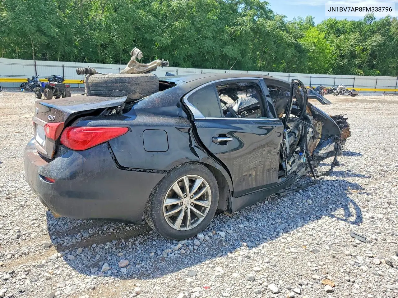 2015 Infiniti Q50 Premium VIN: JN1BV7AP8FM338796 Lot: 55507456