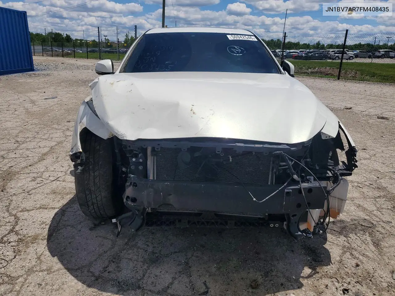 2015 Infiniti Q50 Premium VIN: JN1BV7AR7FM408435 Lot: 56942546