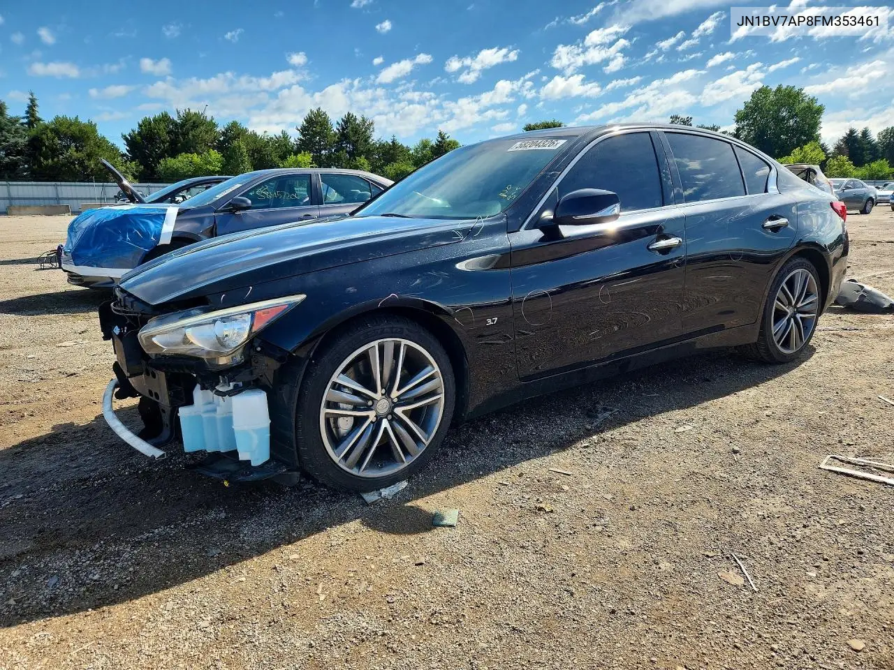 2015 Infiniti Q50 Sport VIN: JN1BV7AP8FM353461 Lot: 58204326