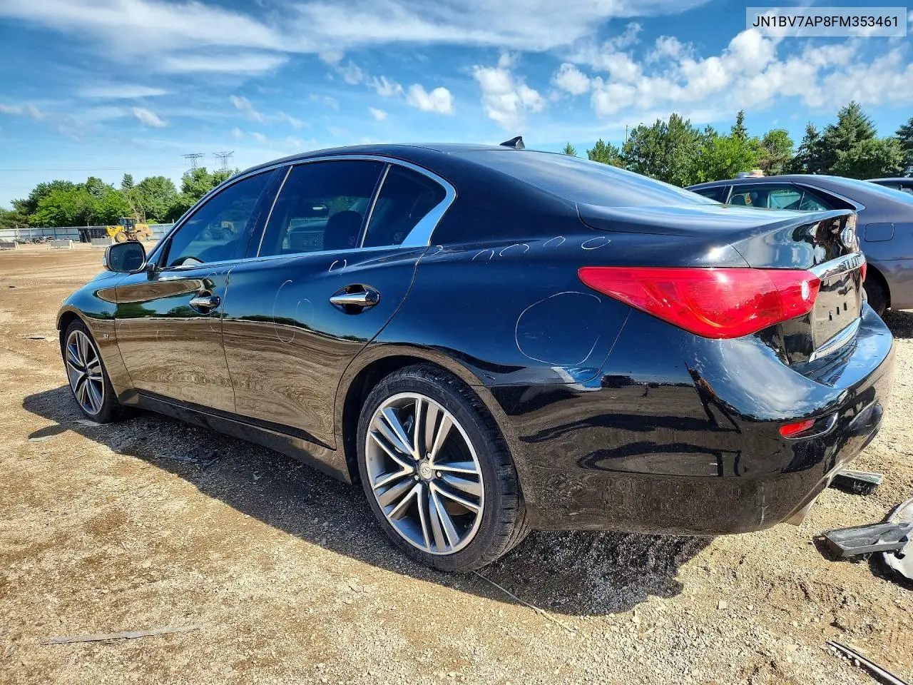 2015 Infiniti Q50 Sport VIN: JN1BV7AP8FM353461 Lot: 58204326