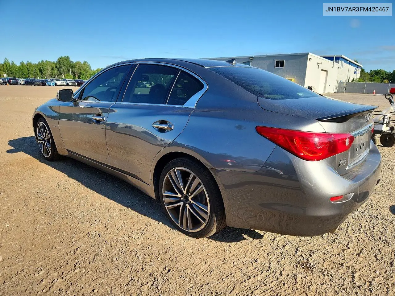 2015 Infiniti Q50 Base VIN: JN1BV7AR3FM420467 Lot: 58971596