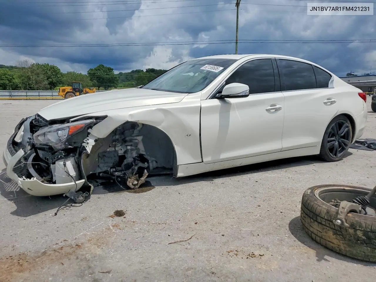 2015 Infiniti Q50 Premium VIN: JN1BV7AR1FM421231 Lot: 60158606