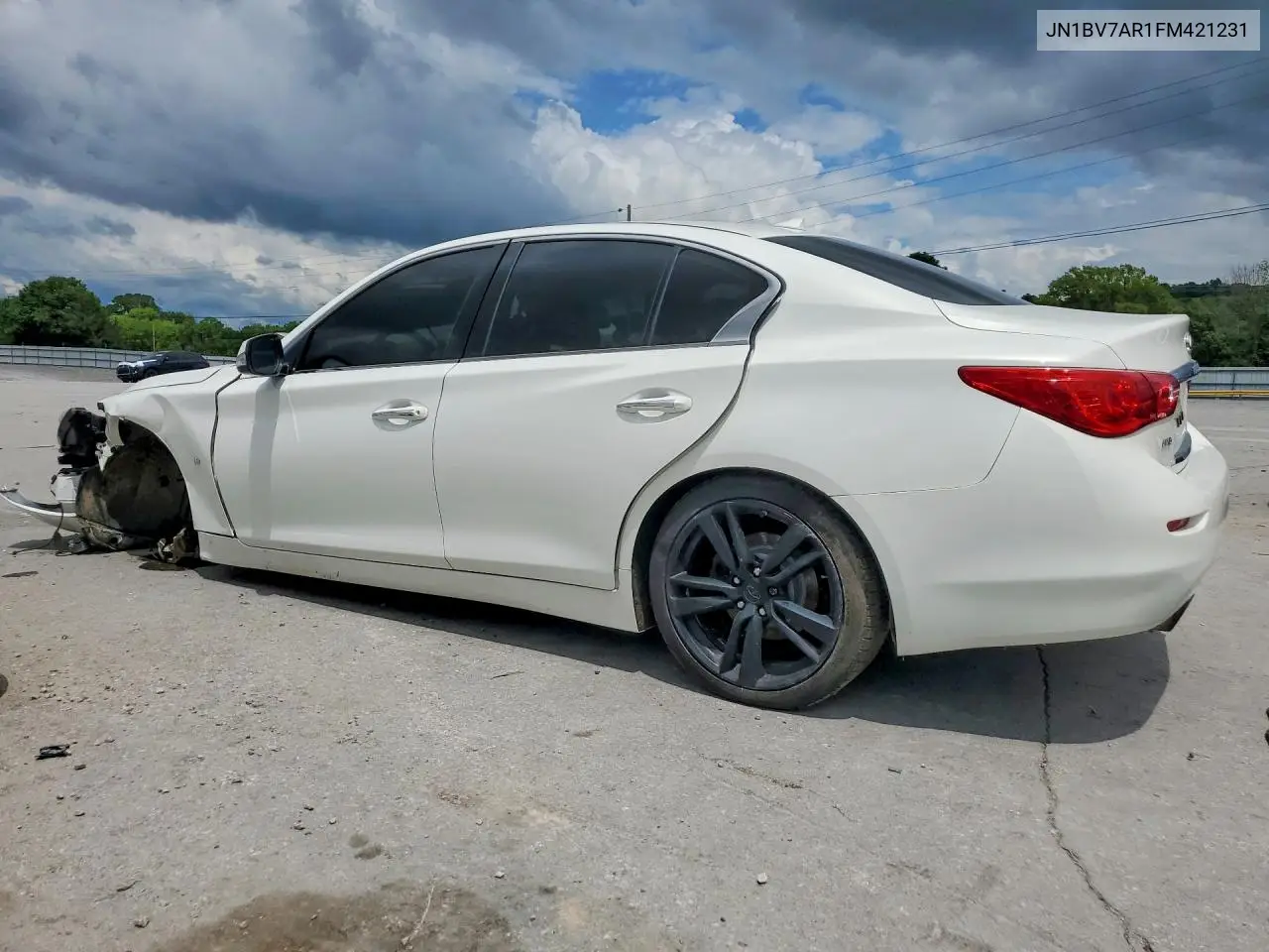2015 Infiniti Q50 Premium VIN: JN1BV7AR1FM421231 Lot: 60158606