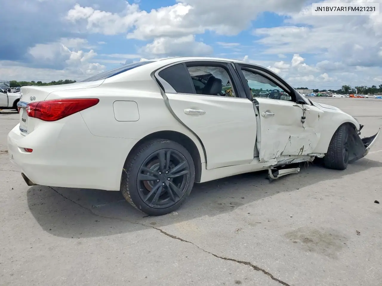2015 Infiniti Q50 Premium VIN: JN1BV7AR1FM421231 Lot: 60158606