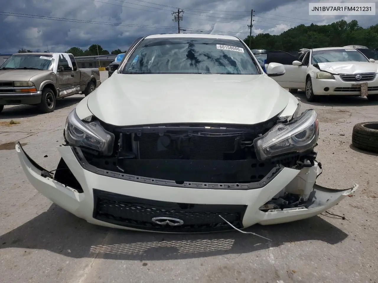 2015 Infiniti Q50 Premium VIN: JN1BV7AR1FM421231 Lot: 60158606