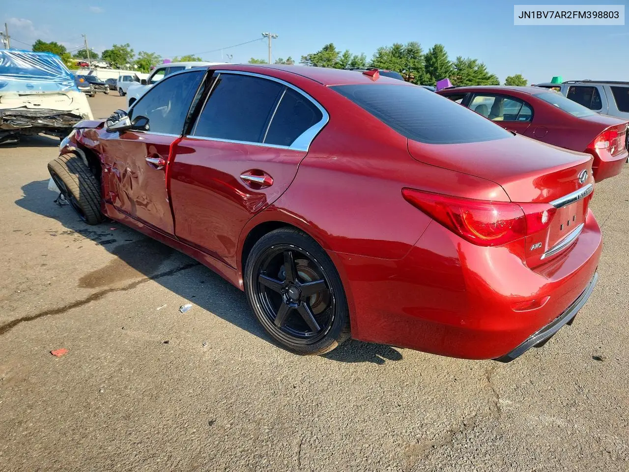 2015 Infiniti Q50 Premium VIN: JN1BV7AR2FM398803 Lot: 60182106