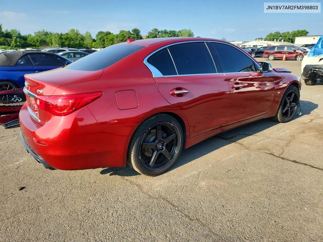 2015 Infiniti Q50 Premium VIN: JN1BV7AR2FM398803 Lot: 60182106