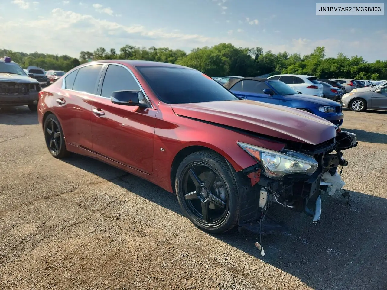 2015 Infiniti Q50 Premium VIN: JN1BV7AR2FM398803 Lot: 60182106