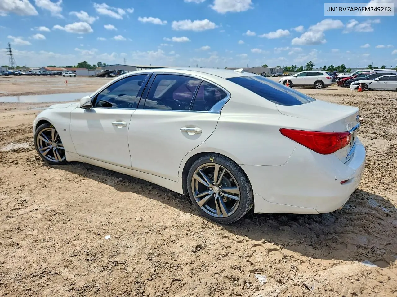 2015 Infiniti Q50 Base VIN: JN1BV7AP6FM349263 Lot: 60185216