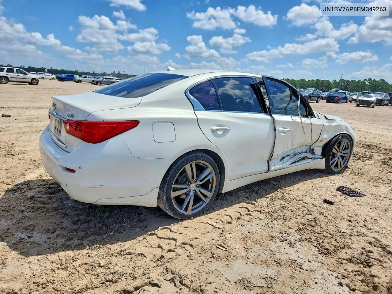 2015 Infiniti Q50 Base VIN: JN1BV7AP6FM349263 Lot: 60185216