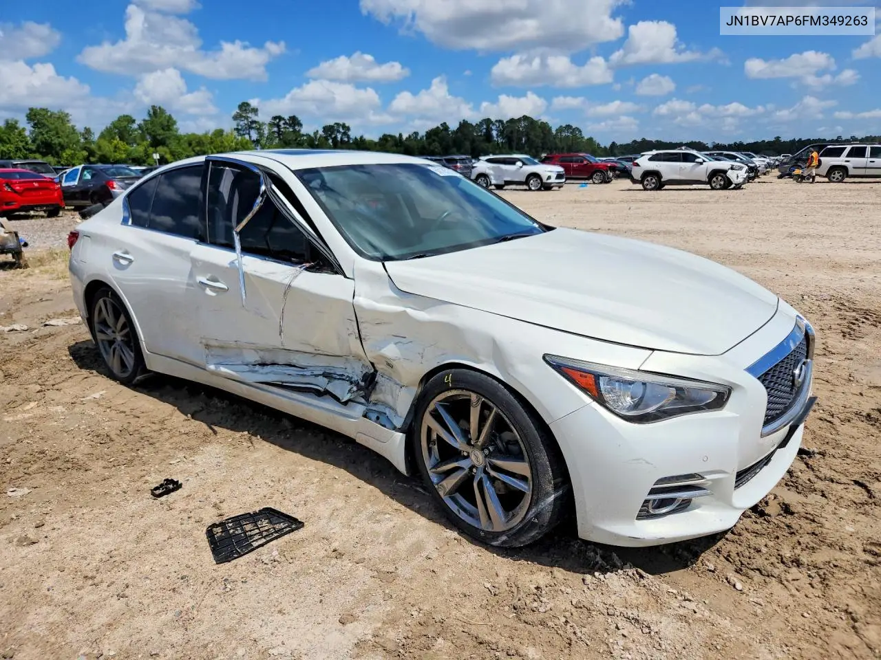 2015 Infiniti Q50 Base VIN: JN1BV7AP6FM349263 Lot: 60185216