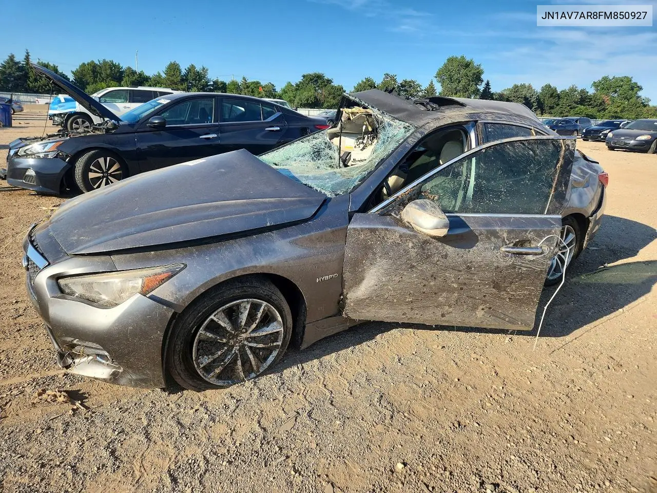 2015 Infiniti Q50 Hybrid Premium VIN: JN1AV7AR8FM850927 Lot: 60211966