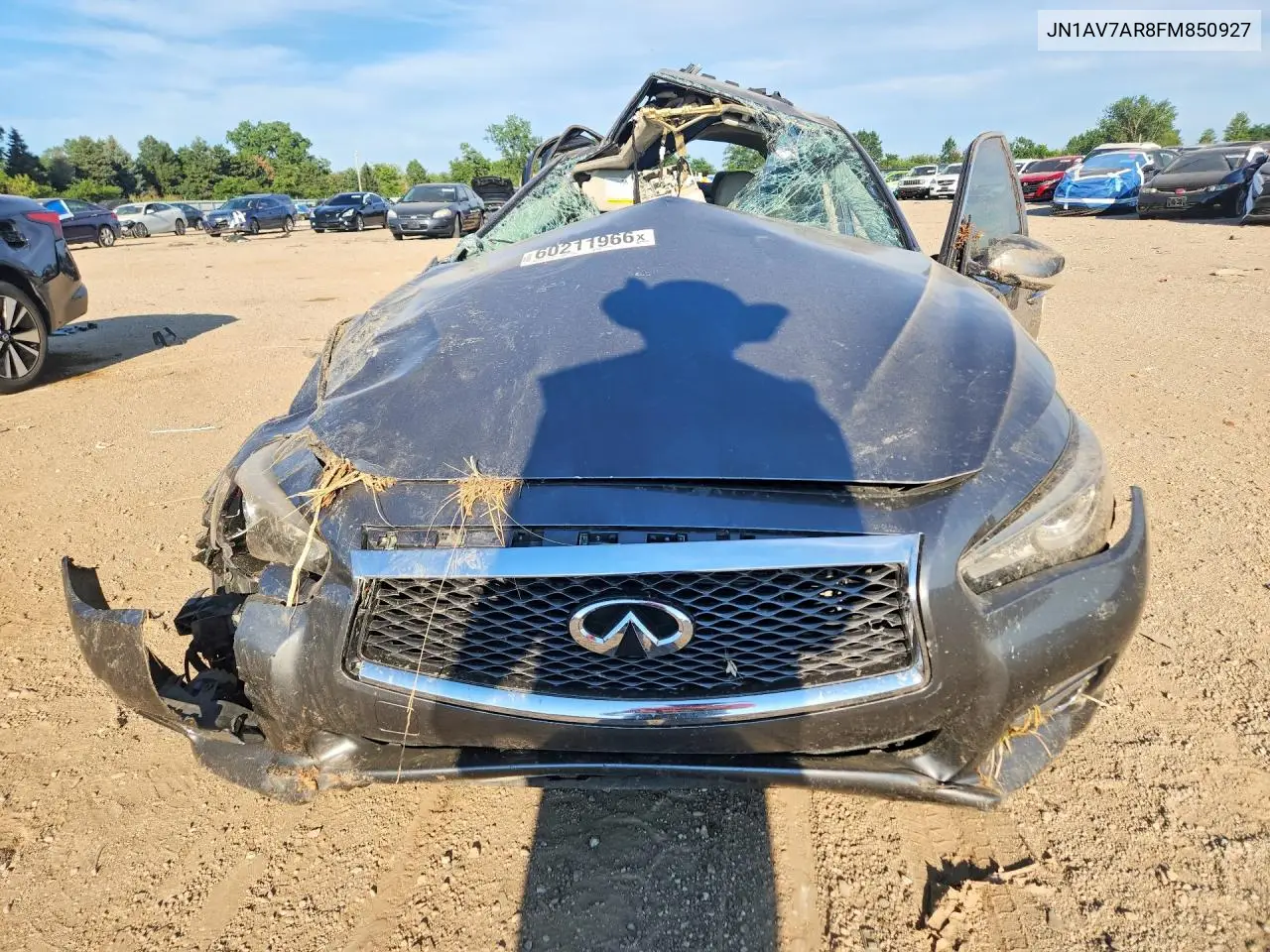 2015 Infiniti Q50 Hybrid Premium VIN: JN1AV7AR8FM850927 Lot: 60211966