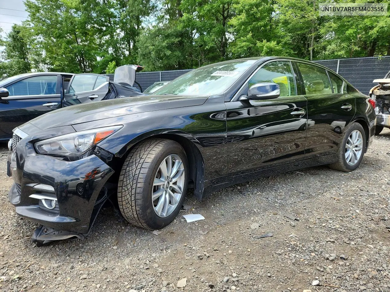 2015 Infiniti Q50 Premium VIN: JN1BV7AR5FM403556 Lot: 60418956