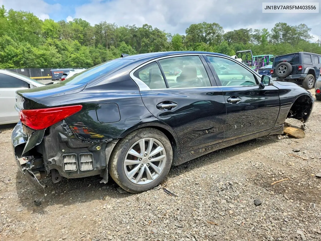 2015 Infiniti Q50 Premium VIN: JN1BV7AR5FM403556 Lot: 60418956