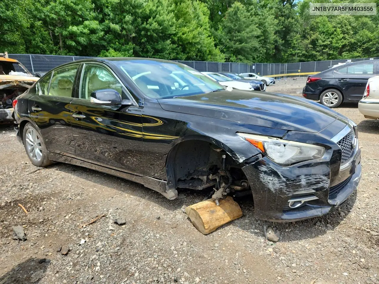 2015 Infiniti Q50 Premium VIN: JN1BV7AR5FM403556 Lot: 60418956