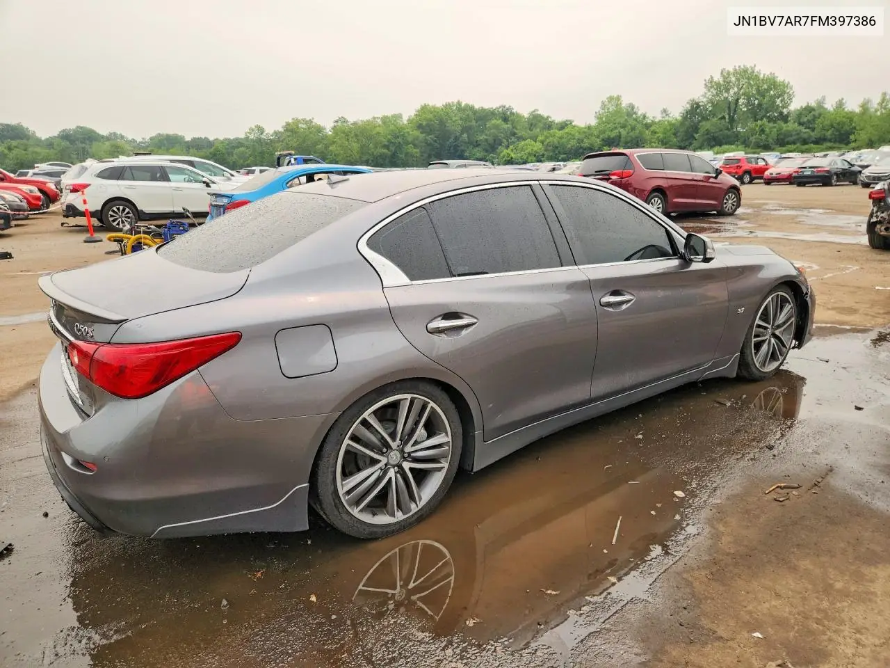 2015 Infiniti Q50 Sport VIN: JN1BV7AR7FM397386 Lot: 60454506