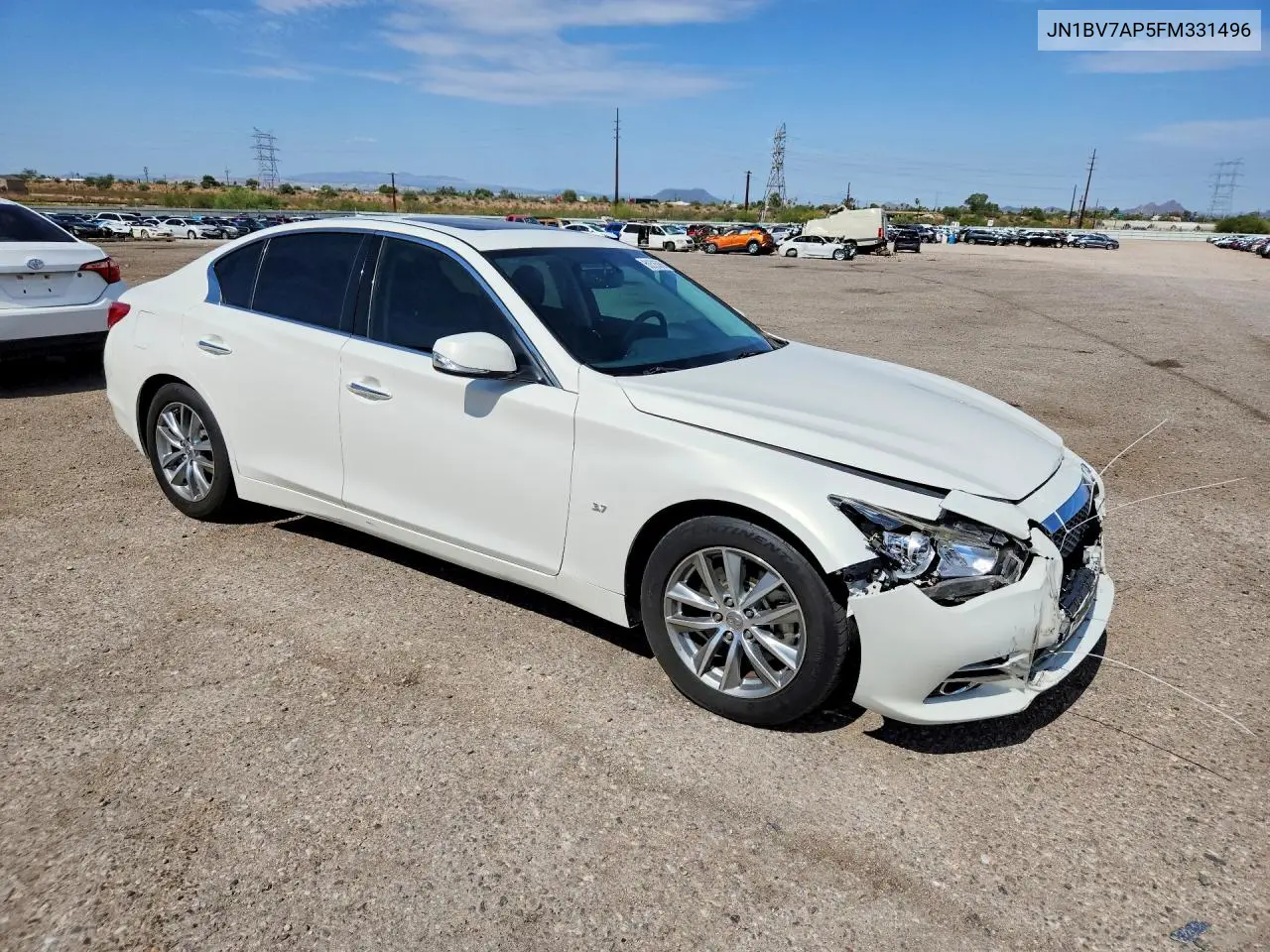 2015 Infiniti Q50 Premium VIN: JN1BV7AP5FM331496 Lot: 60525866