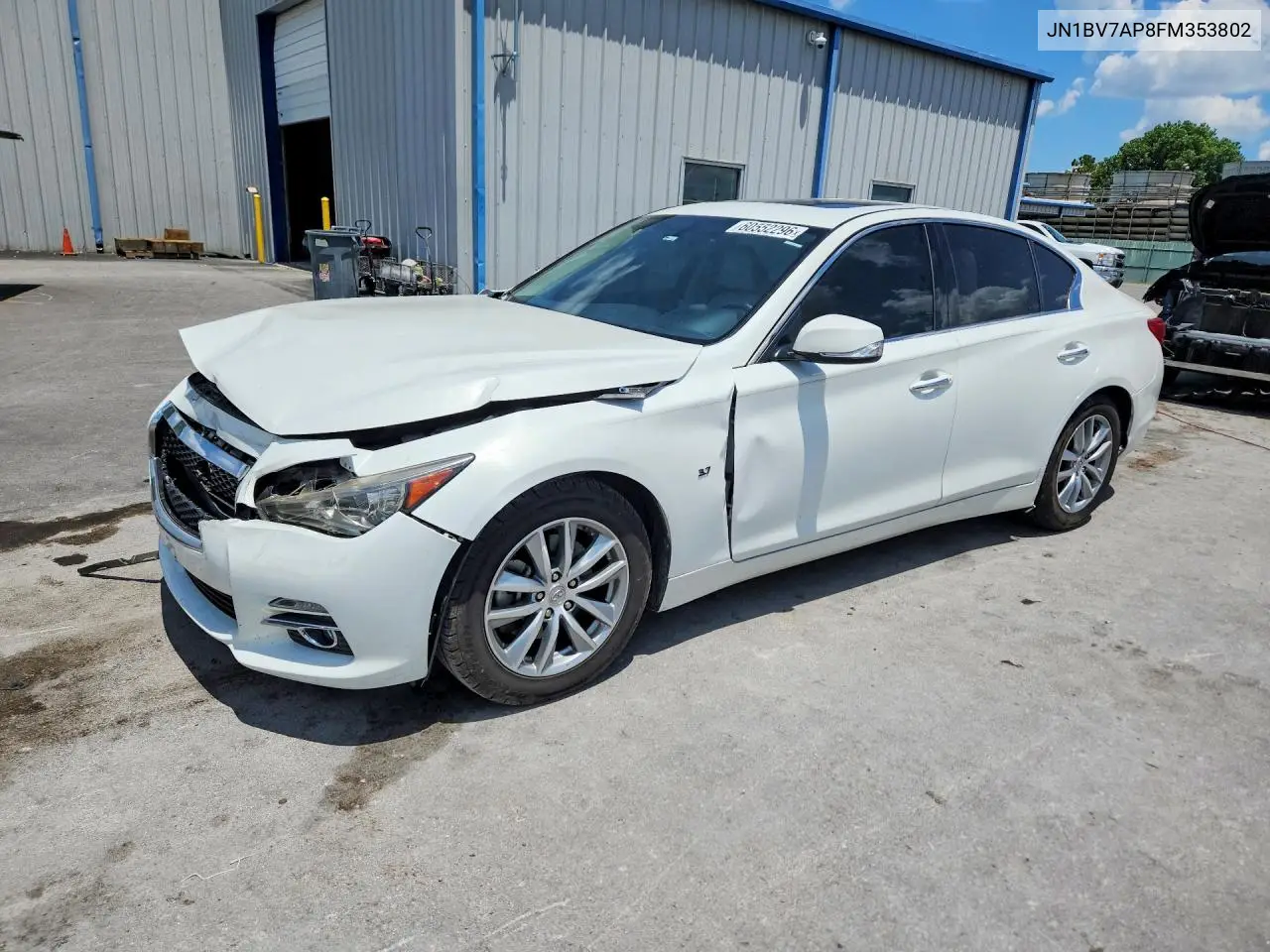 2015 Infiniti Q50 Premium VIN: JN1BV7AP8FM353802 Lot: 60552296