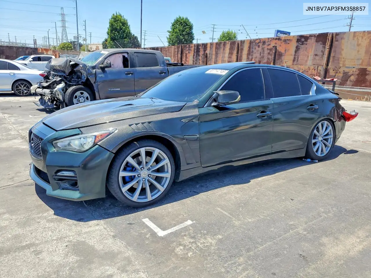 2015 Infiniti Q50 Premium VIN: JN1BV7AP3FM358857 Lot: 60714746