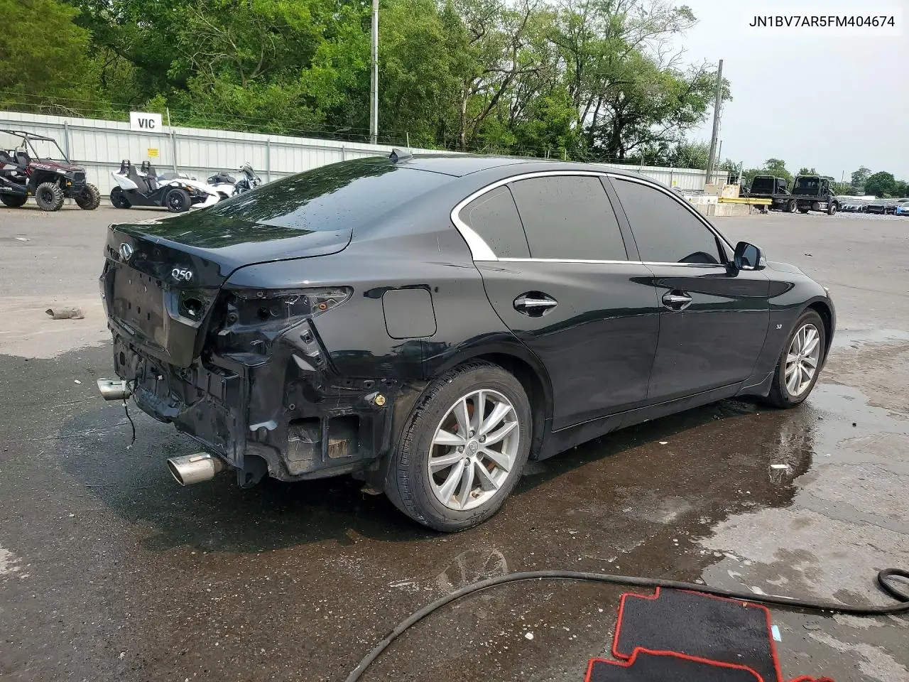 2015 Infiniti Q50 Premium VIN: JN1BV7AR5FM404674 Lot: 60843346