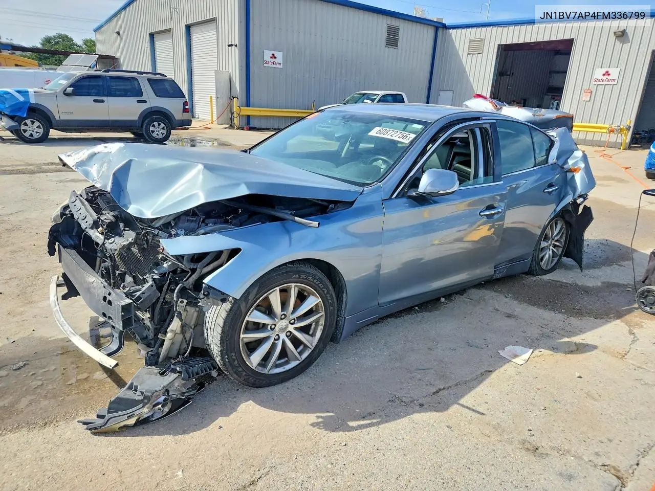 2015 Infiniti Q50 Premium VIN: JN1BV7AP4FM336799 Lot: 60872756