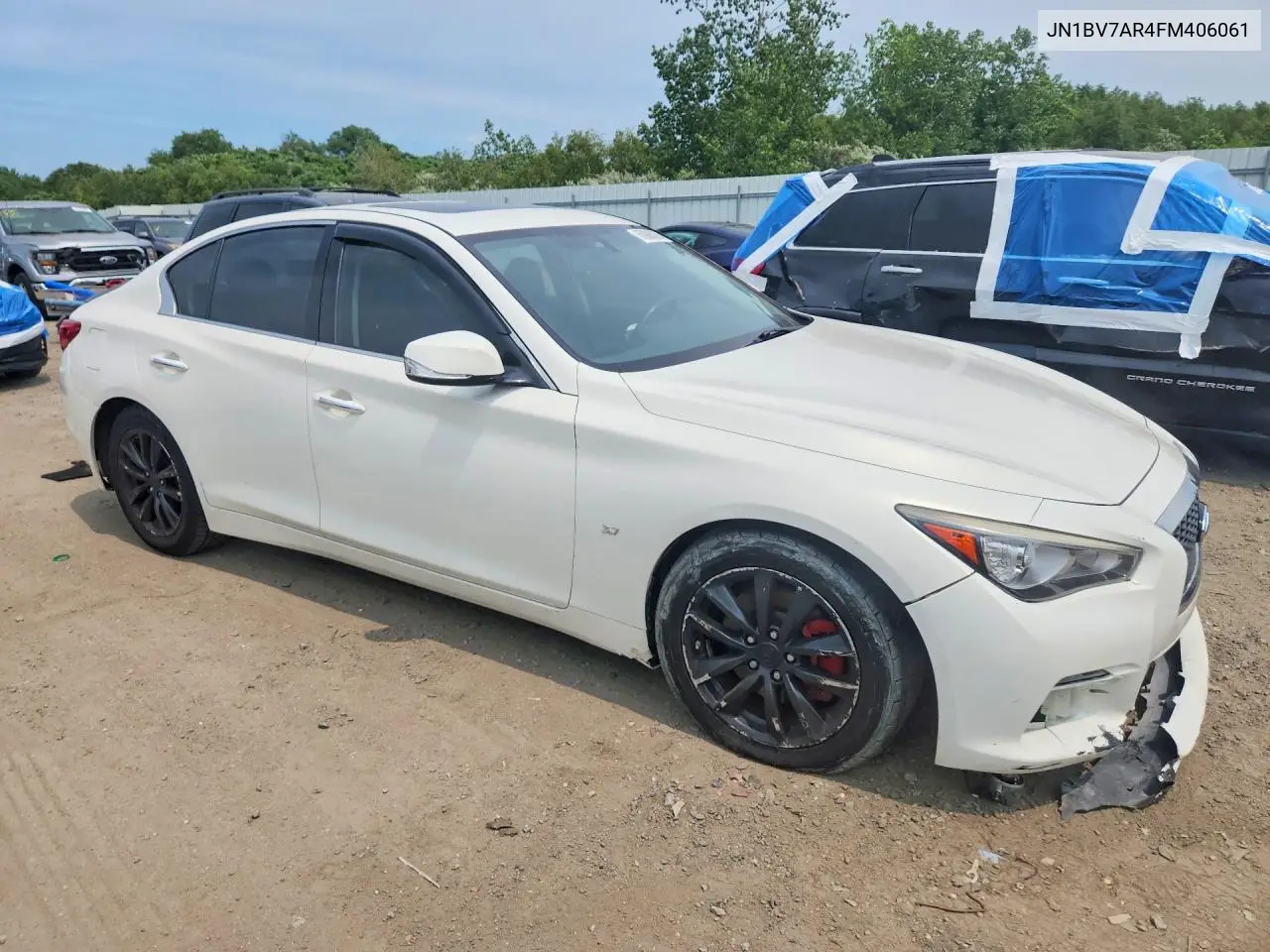2015 Infiniti Q50 Base VIN: JN1BV7AR4FM406061 Lot: 60988826