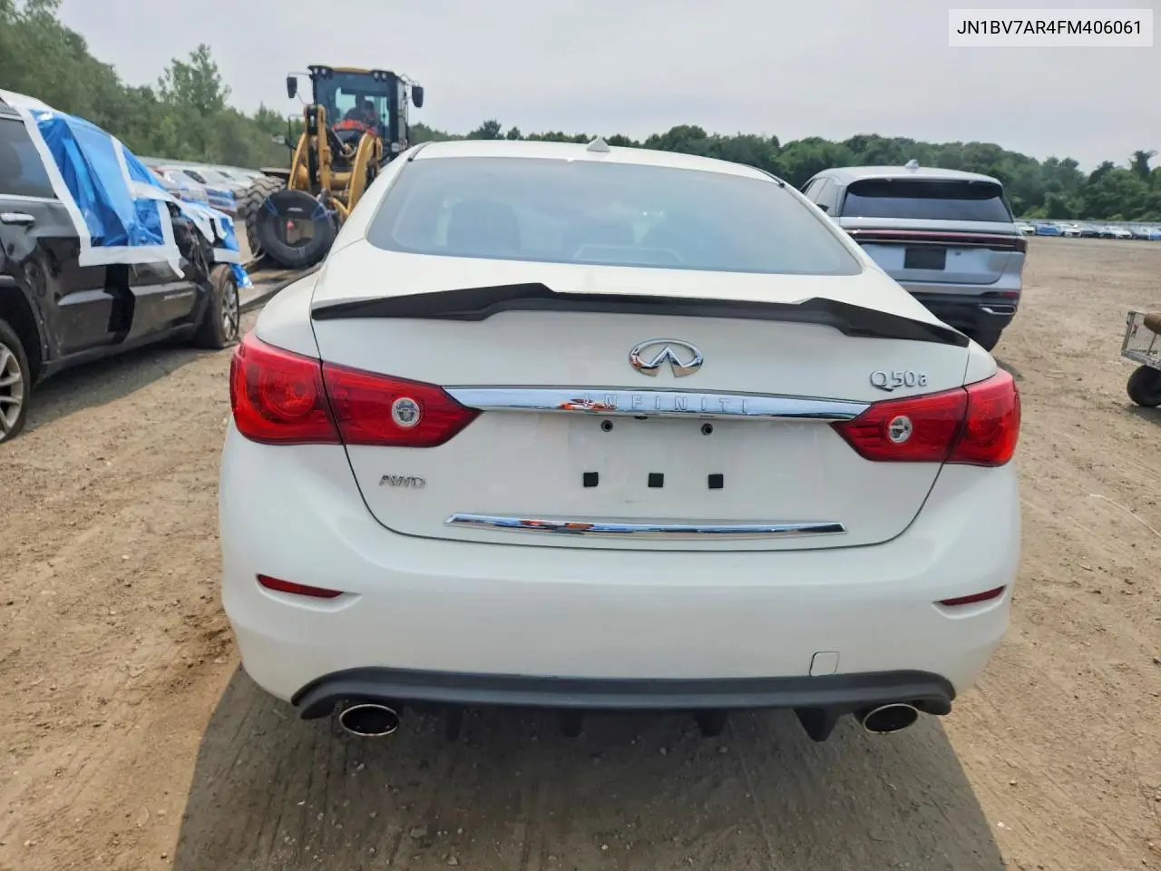 2015 Infiniti Q50 Base VIN: JN1BV7AR4FM406061 Lot: 60988826