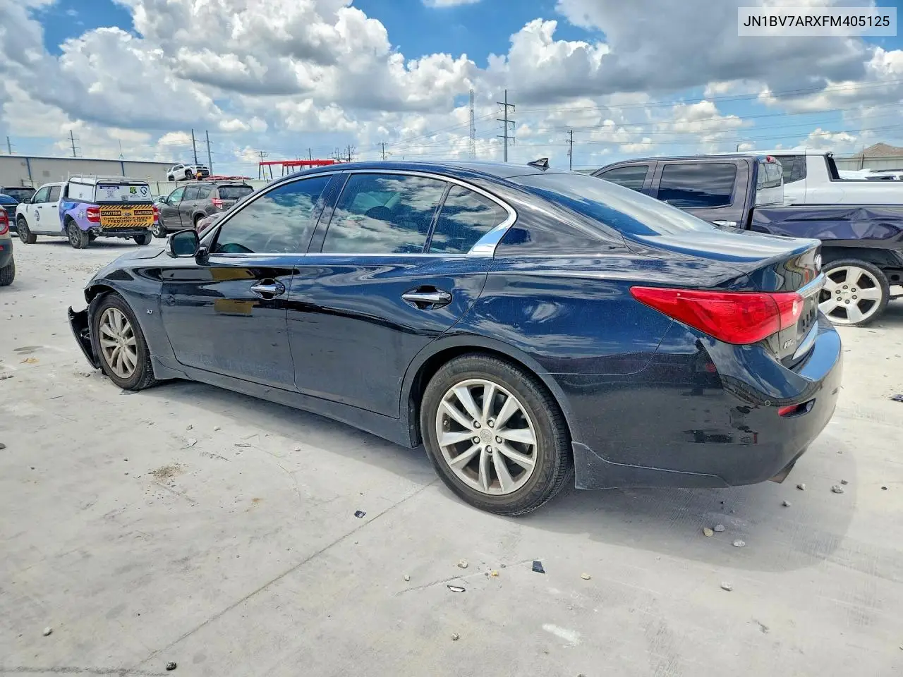 2015 Infi Q50 VIN: JN1BV7ARXFM405125 Lot: 61013316
