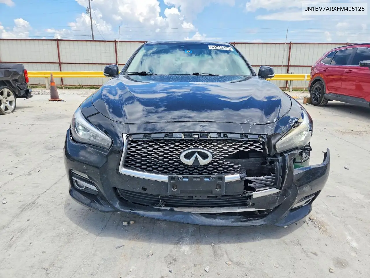 2015 Infi Q50 VIN: JN1BV7ARXFM405125 Lot: 61013316