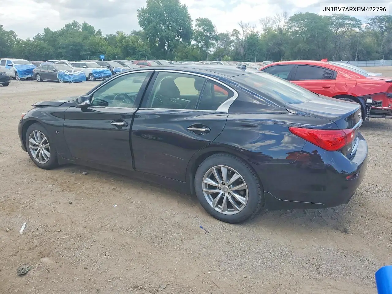 2015 Infiniti Q50 Premium VIN: JN1BV7ARXFM422796 Lot: 61070006