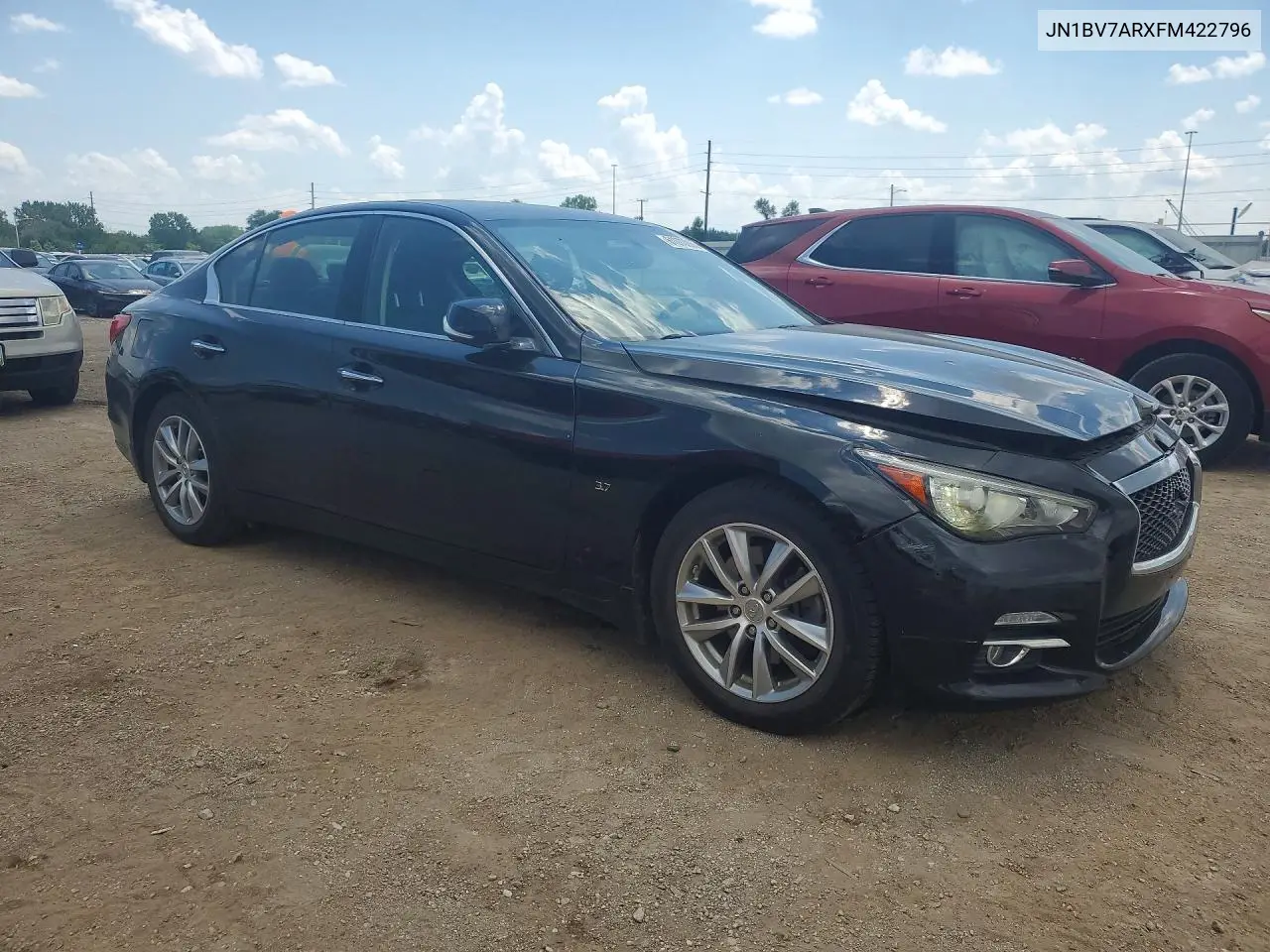 2015 Infiniti Q50 Premium VIN: JN1BV7ARXFM422796 Lot: 61070006