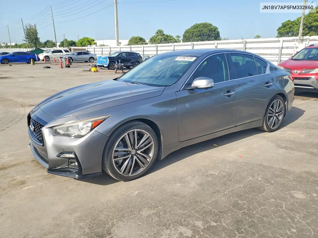 2015 Infiniti Q50 Sport VIN: JN1BV7AP5FM332860 Lot: 61362126