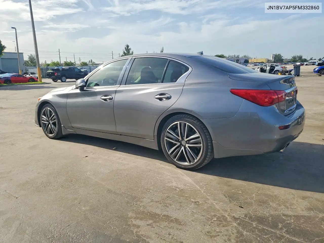 2015 Infiniti Q50 Sport VIN: JN1BV7AP5FM332860 Lot: 61362126