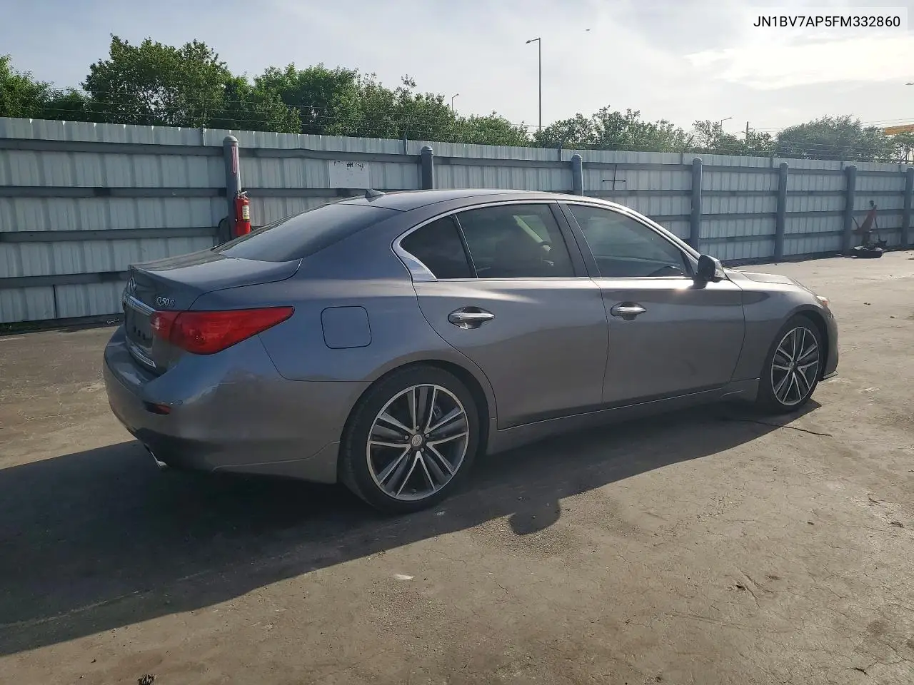 2015 Infiniti Q50 Sport VIN: JN1BV7AP5FM332860 Lot: 61362126