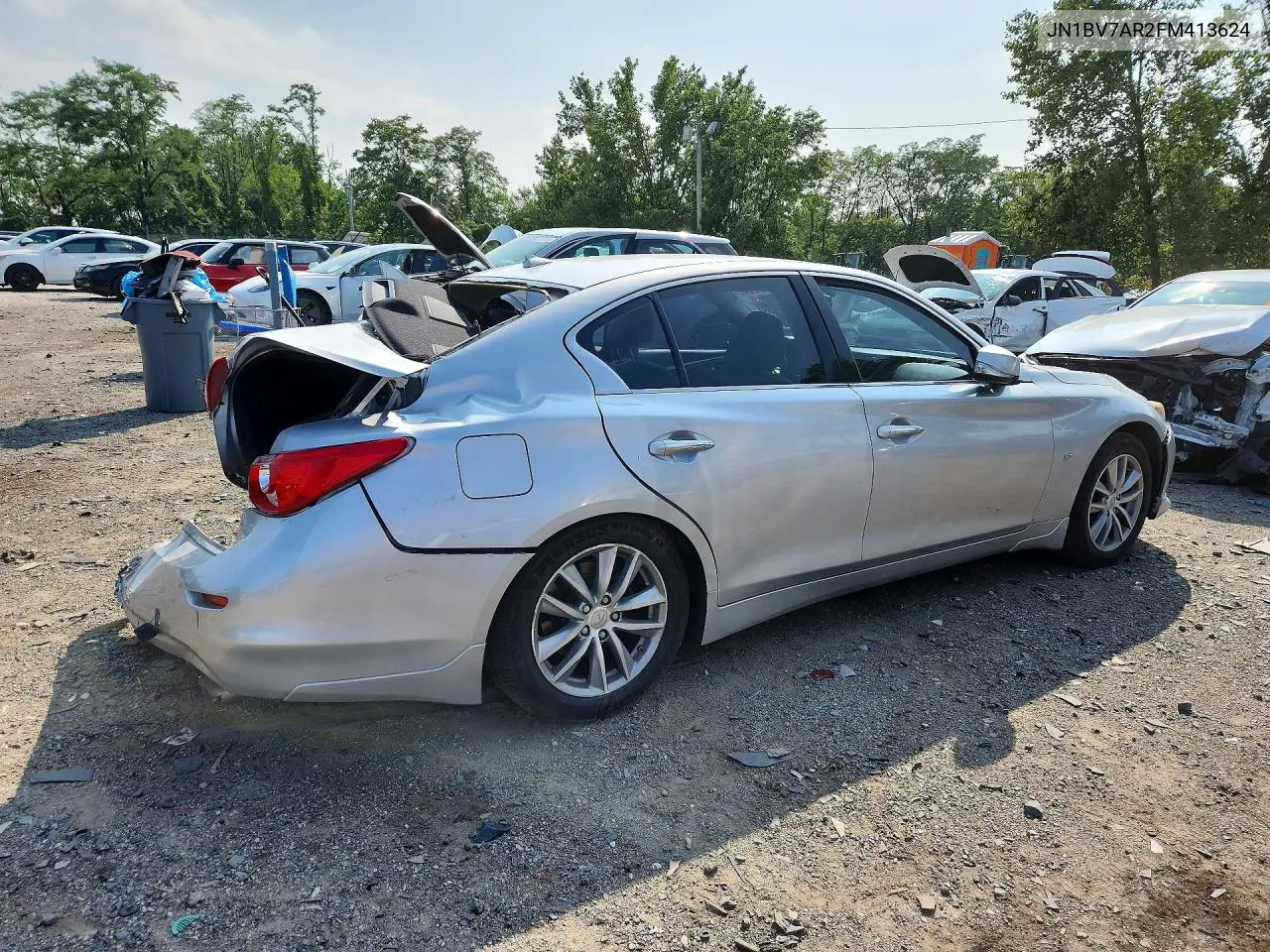 2015 Infiniti Q50 Premium VIN: JN1BV7AR2FM413624 Lot: 61412346
