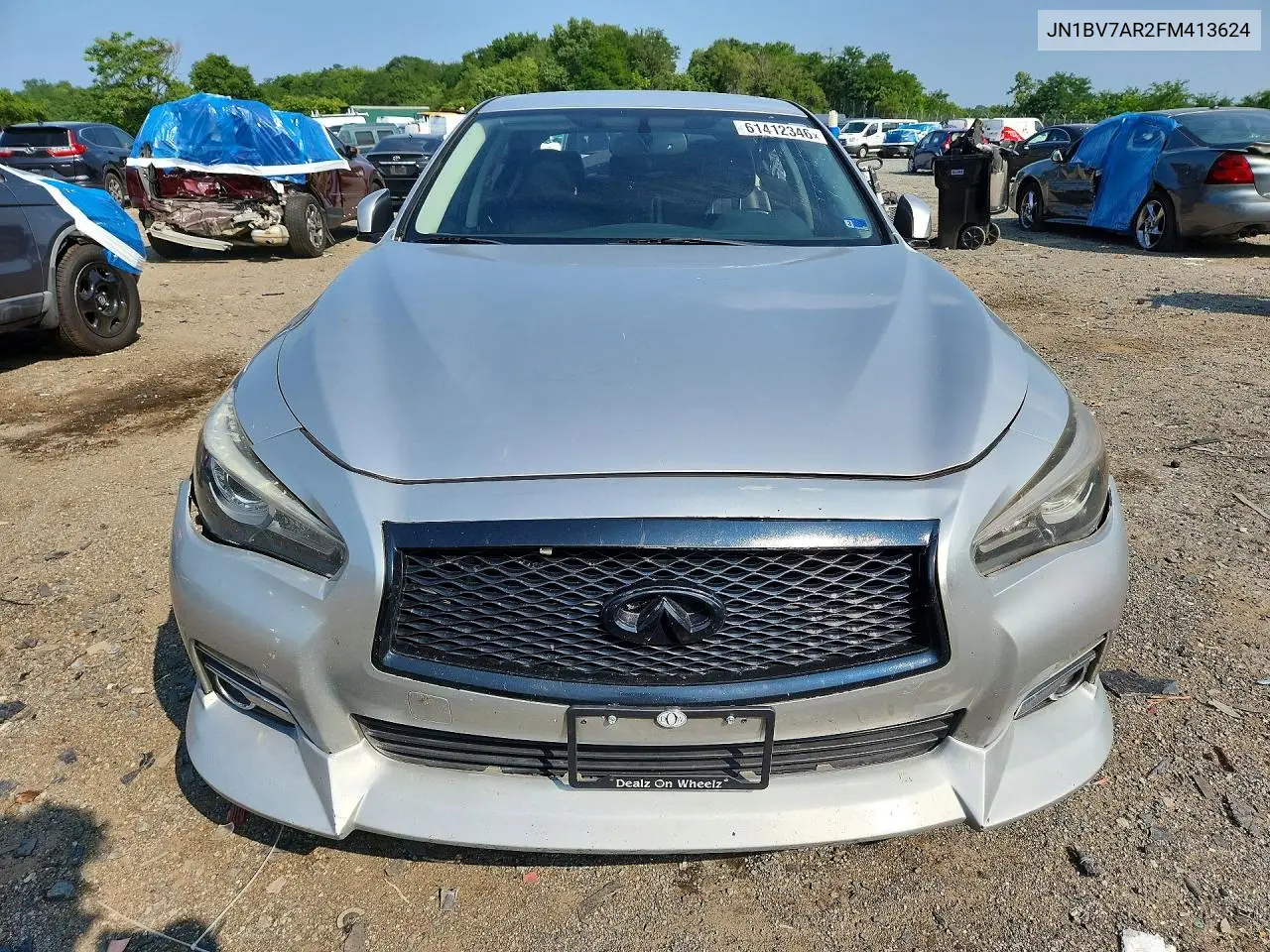 2015 Infiniti Q50 Premium VIN: JN1BV7AR2FM413624 Lot: 61412346