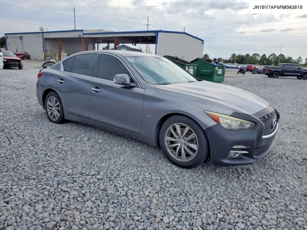 2015 Infiniti Q50 Premium VIN: JN1BV7AP6FM343818 Lot: 61412486