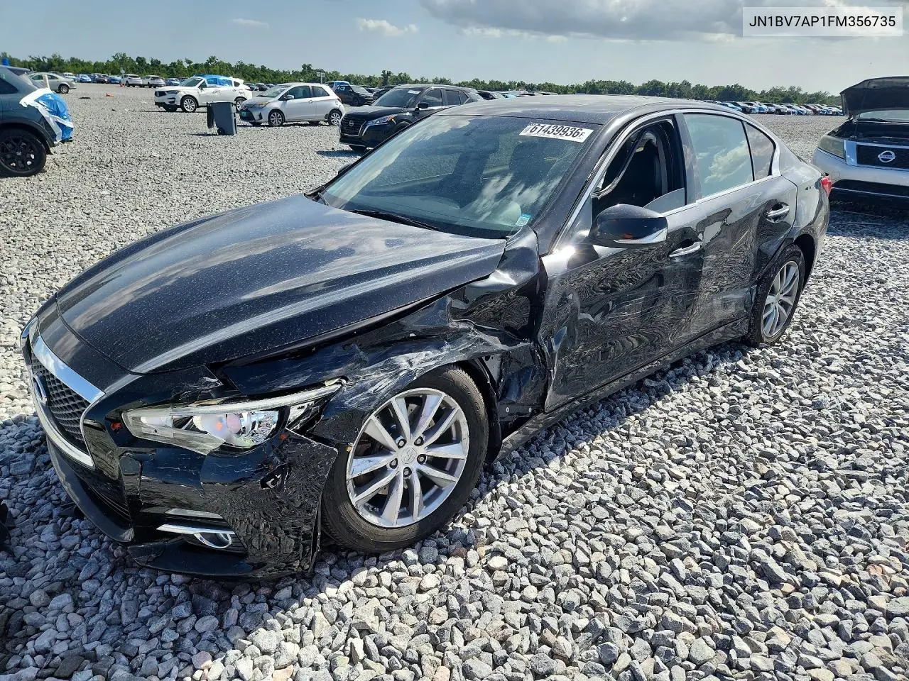 2015 Infiniti Q50 Premium VIN: JN1BV7AP1FM356735 Lot: 61439936