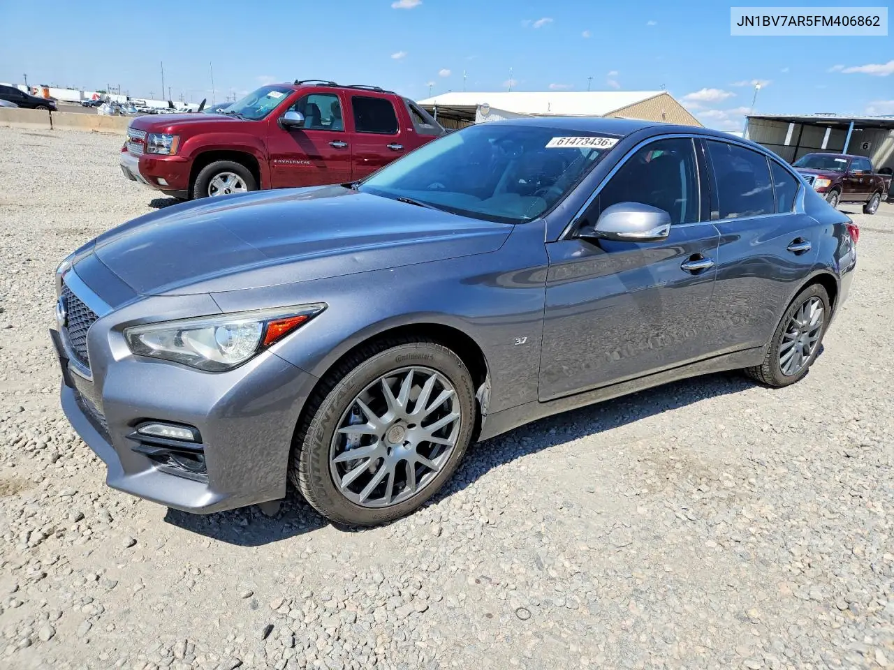 2015 Infiniti Q50 Sport VIN: JN1BV7AR5FM406862 Lot: 61473436