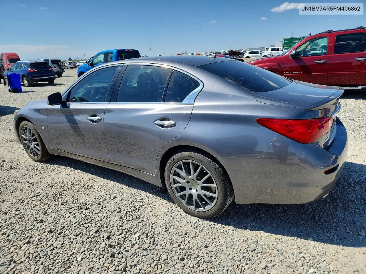 2015 Infiniti Q50 Sport VIN: JN1BV7AR5FM406862 Lot: 61473436