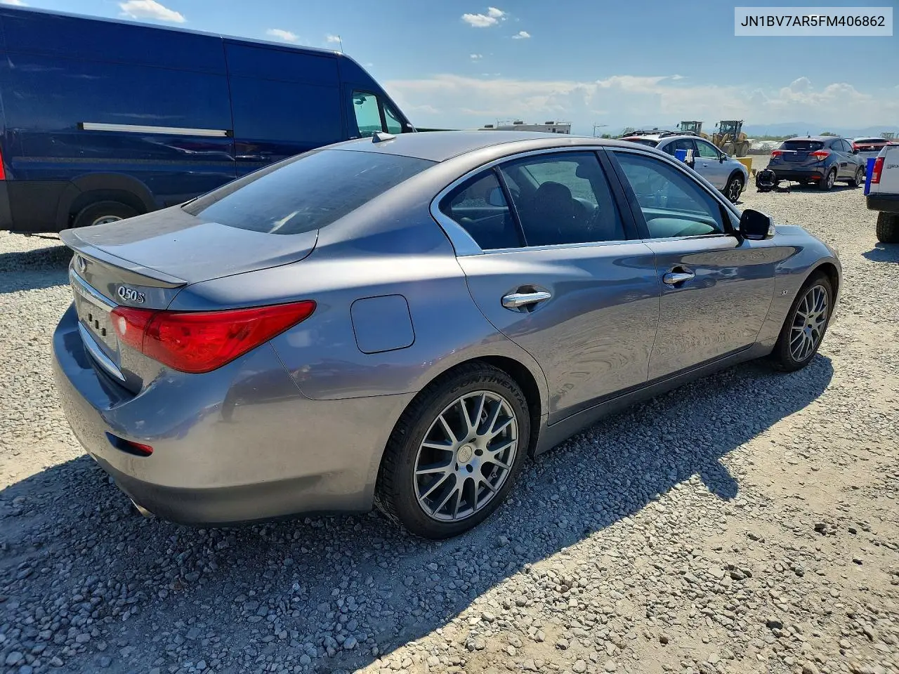 2015 Infiniti Q50 Sport VIN: JN1BV7AR5FM406862 Lot: 61473436